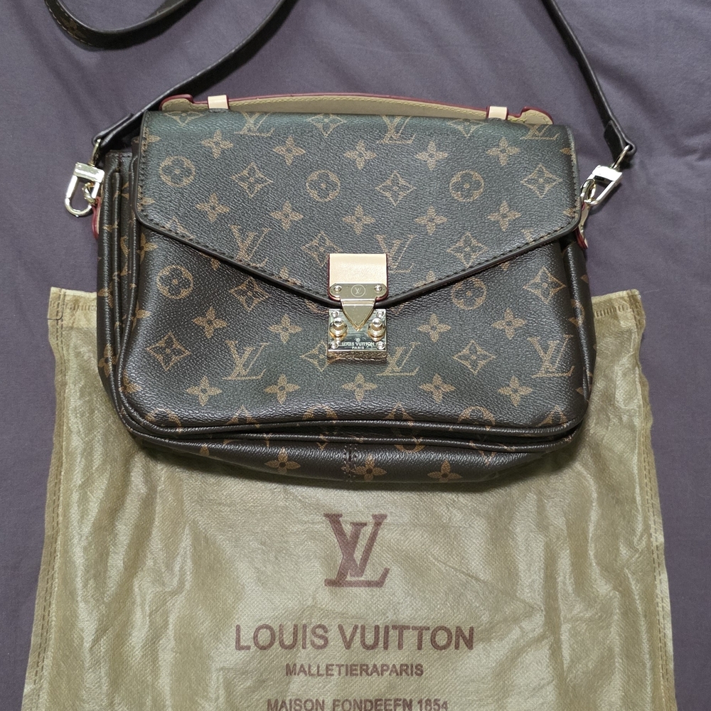 Nock Off Louis Vuitton Brown Monogram Crossbody Bag